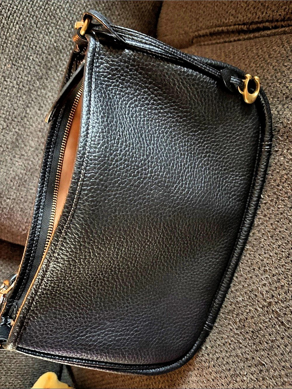 Coach Hallie Shoulder Bag Black Crossbody Bag
